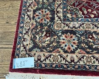 #106)- $250 - Obeetee Classics India Wool Oriental Rug Red/Brown. 6x9.  Available for pick up near the Country Club Plaza in KCMO