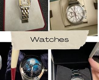 Cartier 14kt Tank, Corum Batman