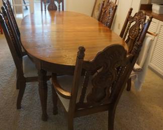 dining table and chairs
