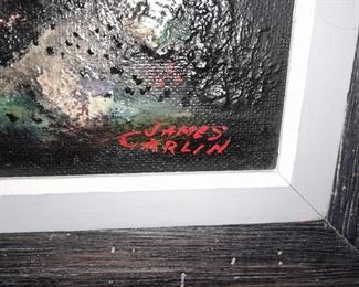 Original Painting Signed By "James Carlin"