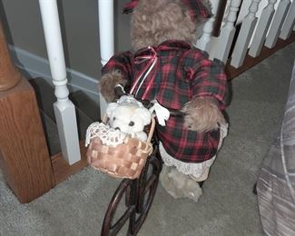 Gund Plush Bear On Tricycle