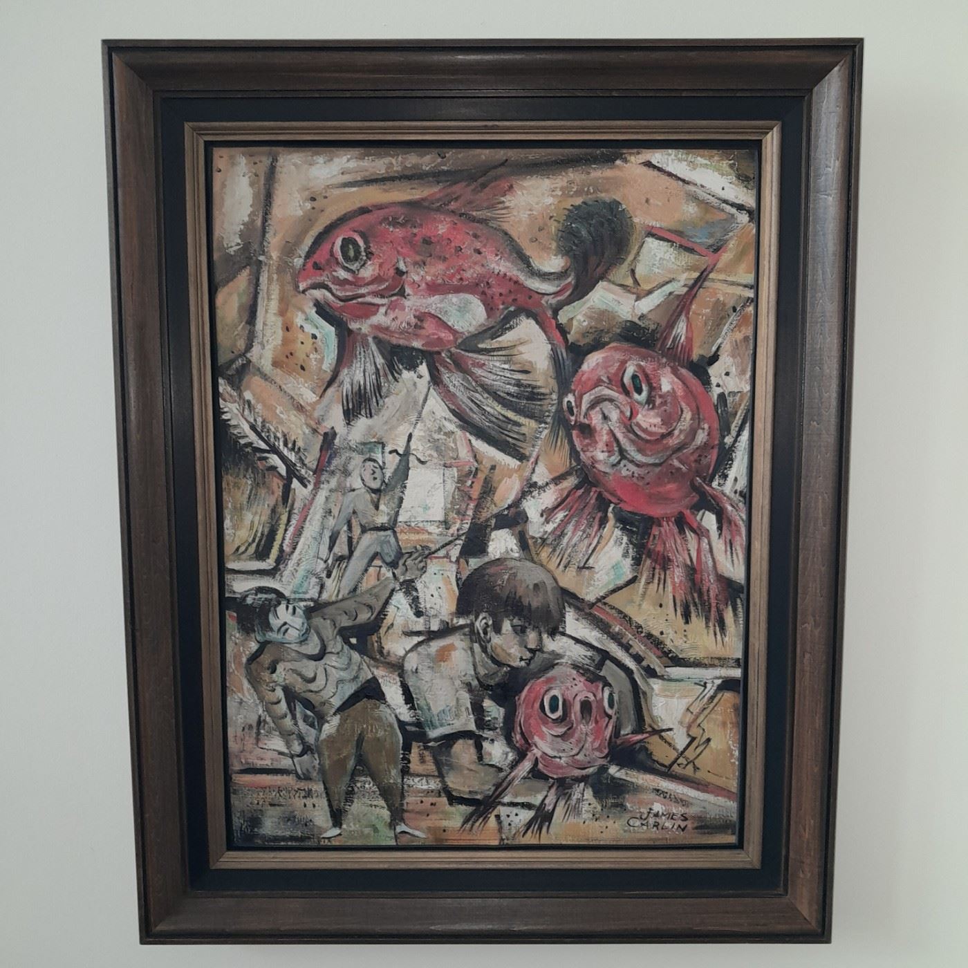 Original Painting Signed By "James Carlin