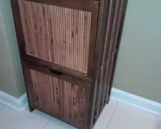 Bamboo & Wood Tall Dresser/Cabinet