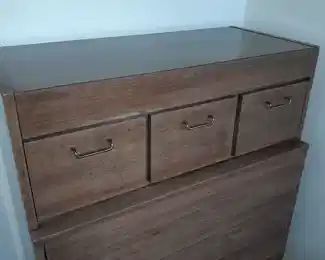 BEAUTIFUL Original Mid-Century Modern Bedroom Suite (2 Nightstands, Tall "Dania" Dresser, & Low "Dania" Dresser) By Merton Gershun For American Of Martinsville (NEAR MINT CONDITION!)