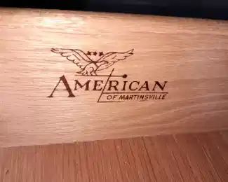 BEAUTIFUL Original Mid-Century Modern Bedroom Suite (2 Nightstands, Tall "Dania" Dresser, & Low "Dania" Dresser) By Merton Gershun For American Of Martinsville (NEAR MINT CONDITION!)