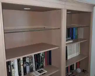 Wooden Wall Unit W/ Book Shelves