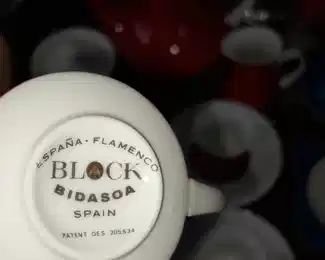 "Block Bidasoa" (Spain) Tea Set