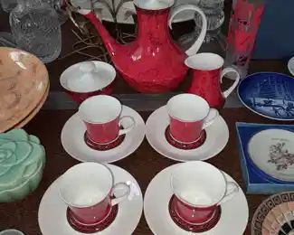 "Block Bidasoa" (Spain) Tea Set