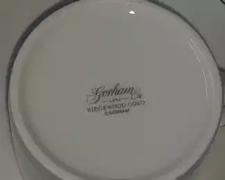 "Ridgewood Gold By Gorham" China Set
