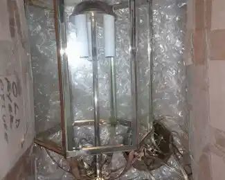 Hanging Brass Chandelier Light