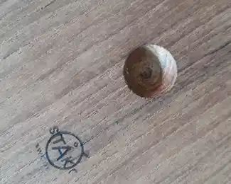 Vintage Teak Wooden Bowl W/ Glass Insert