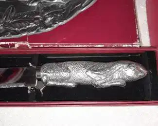 Arthur Court Bunny Cake Knife (W/ Box)