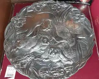 Arthur Court Bunny Cake Plate (W/ Box)