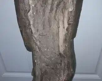 FABULOUS Pair Of Original Mid-Century Modern Austin Productions Inc. Hanging Clay Wall Sculpture Figures (1962)