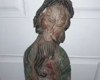 FABULOUS Pair Of Original Mid-Century Modern Austin Productions Inc. Hanging Clay Wall Sculpture Figures (1962)