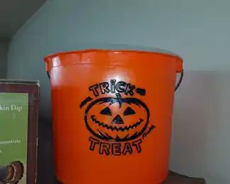 Vintage Halloween Trick Or Treat Pail