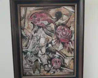 Original Painting Signed By "James Carlin"