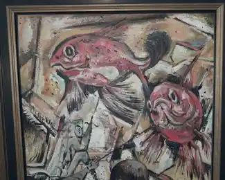 Original Painting Signed By "James Carlin"