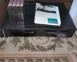 DDV900 2-Head To 2-Head VCR Copier W/ Manual & Sealed TDK Tapes