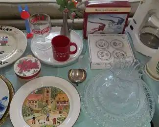Assorted Crystal, China, Glassware, Etc.