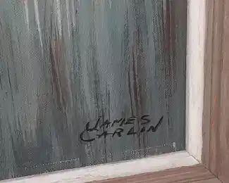 Original Painting Signed By "James Carlin"