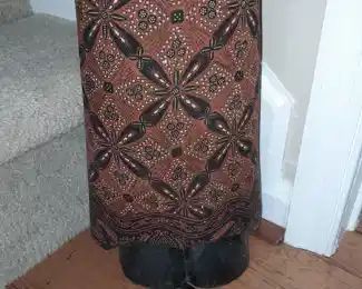 Large Carved & Painted Wooden Cat Figurine