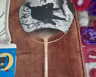 Black Cat Asian Fan