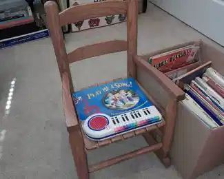 Children's Wooden Rocking Chair