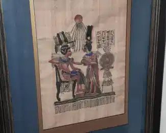 Framed Egyptian Artwork