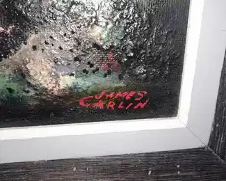 Original Painting Signed By "James Carlin"