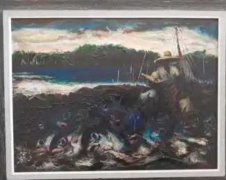 Original Painting Signed By "James Carlin"