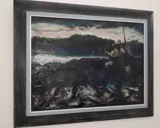 Original Painting Signed By "James Carlin"