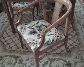 STUNNING Original Mid-Century Modern Dining Room Table W/ 6 Chairs Designed By John Lubberts & Lambert Mulder For Tomlinson Furniture. Chairs Have Their Original Cane Backs. Entire Set Is In NEAR MINT Condition!