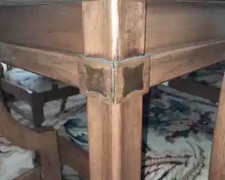 STUNNING Original Mid-Century Modern Dining Room Table W/ 6 Chairs Designed By John Lubberts & Lambert Mulder For Tomlinson Furniture. Chairs Have Their Original Cane Backs. Entire Set Is In NEAR MINT Condition!