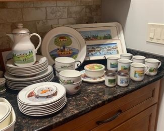 A large collection of Villeroy and Boch Design Naïf 