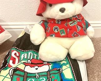 1993 Santa Bear Tourist