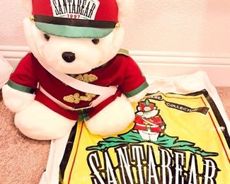 1997 Santa Bear Marshall Fields