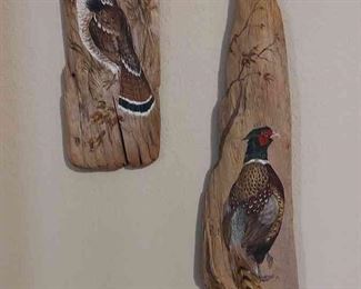 Bird Paintings On Wood