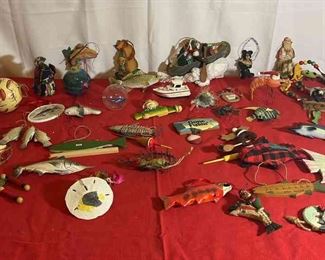 Fishing Ornaments For Tree