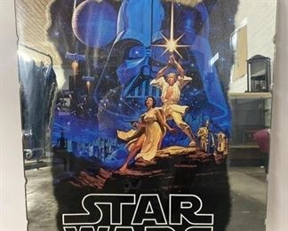 Vintage Starwars hildebrandt mirror poster