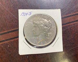1934-S PEACE SILVER DOLLAR