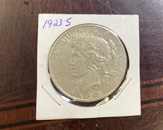 1923-S PEACE SILVER DOLLAR