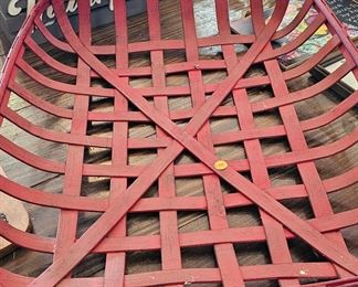 RED TOBACCO BASKET
