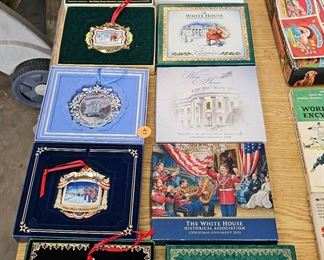 LOT OF THE WHITE HOUSE CHRISTMAS ORNAMENTS

