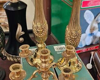 BRASS CANDLESTICKS