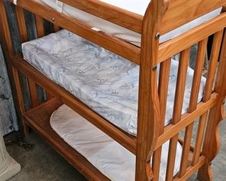 WOODEN CHANGING TABLE