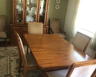 Solid wood Broyhill dining set