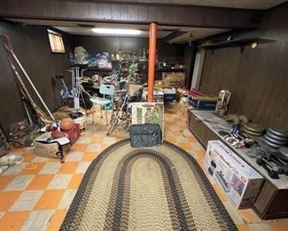 Weights, exercise bike