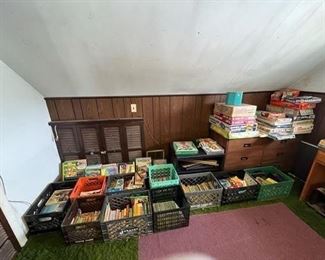 Board games; children's books; coloring books, including Flipper and Batman