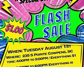 Pink Flash Sale Illustration Instagram Post